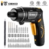 DEKO DCS3.6DU2 Cordless Electric Screwdriver Rechargeable Power battery Screwdriver Twistable Handle LED Torch Household DIY ► Photo 1/6