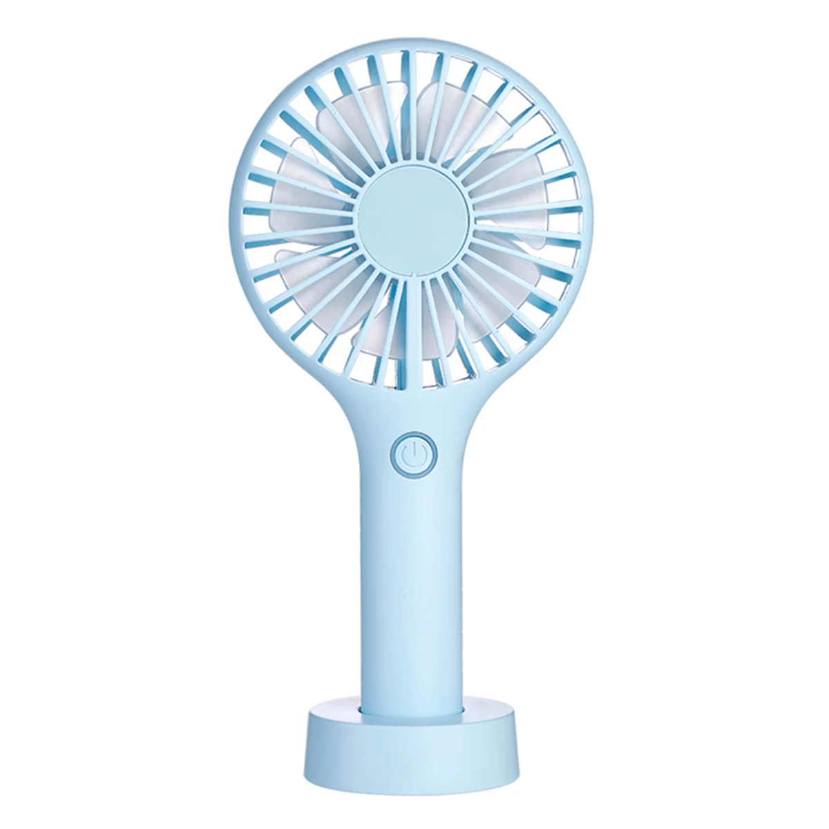 

Portable Handheld USB Fan 3 Speed Desk Adjustable Quietly Work USB Rechargeable Cooling Fan Detachable Base For Travel Office
