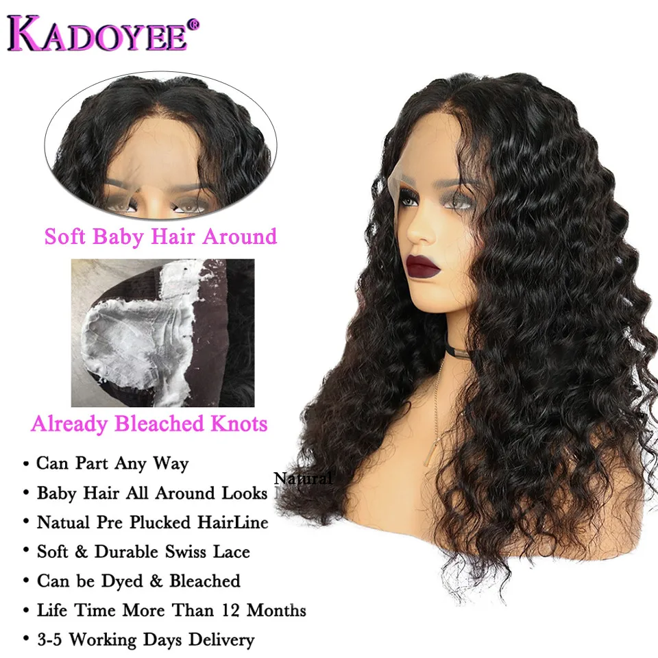 loose wave lace front human hair wig 9