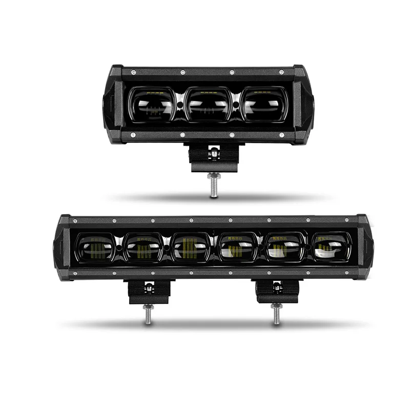 

DERI 6D Lens 30W 60W 8 14 inch Single Row Led Light work 4x4 Offroad Led Light Bar For Off road 4WD Truck ATV 12V 24V barra led