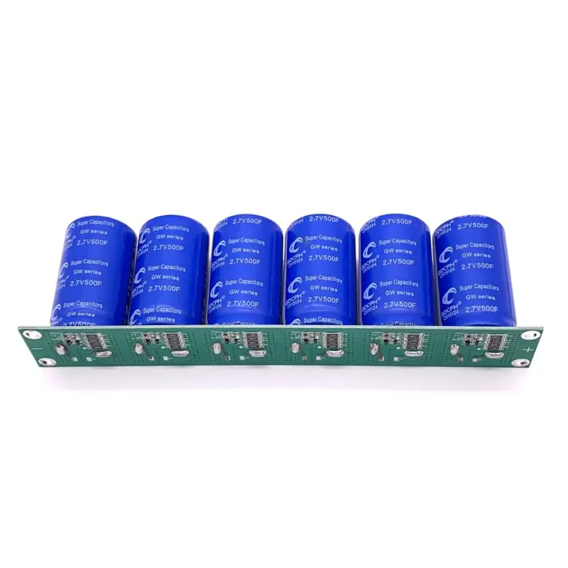 6pcs 16V 83F Super Farad Capacitor Single Row With Protection Board 2.7V 500