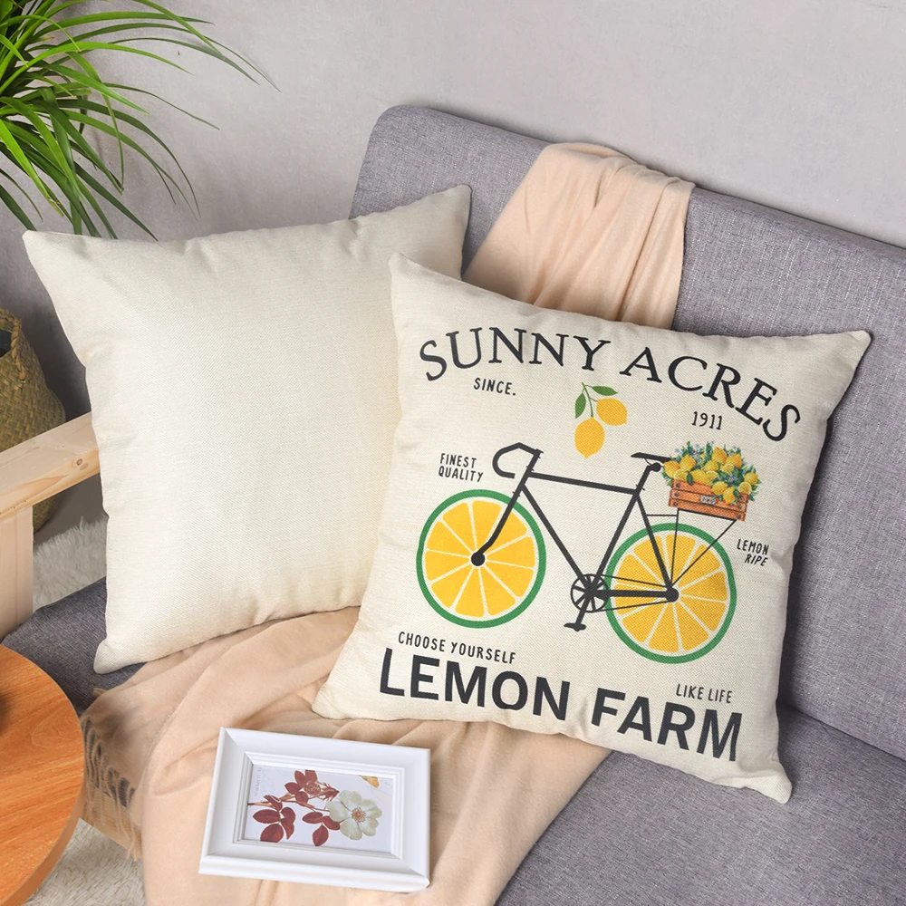 Рисунок 6 - Наволочка с принтом лимона в виде автомобиля