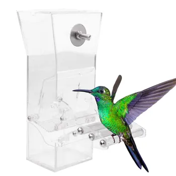 

1PC Birds Feeder Acrylic Transparent Practical Suet Basket for Indoor