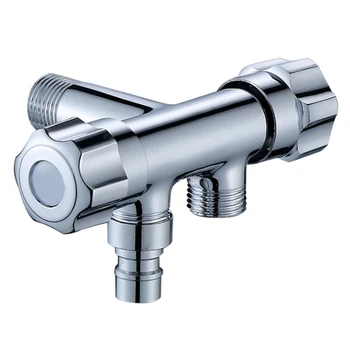 

3 Way Triangular Valves One Into Two Out Double Water Angle Multi-function for Home TN99