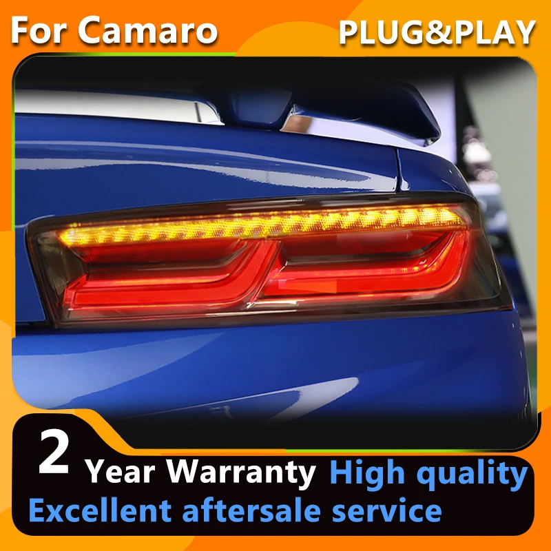 

Задние фонари YCYON для Chevrolet Camaro, новинка 2015-2019, динамический сигнал поворота Camaro, задние фонари DRL, тормозные задние автомобильные аксессуары