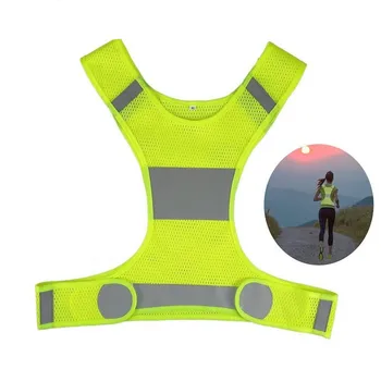 

Safety Reflective Vest Outdoor High Visibility Night Cycling Riding Running Reflective Vest Unisex Sports Vest For Jogging