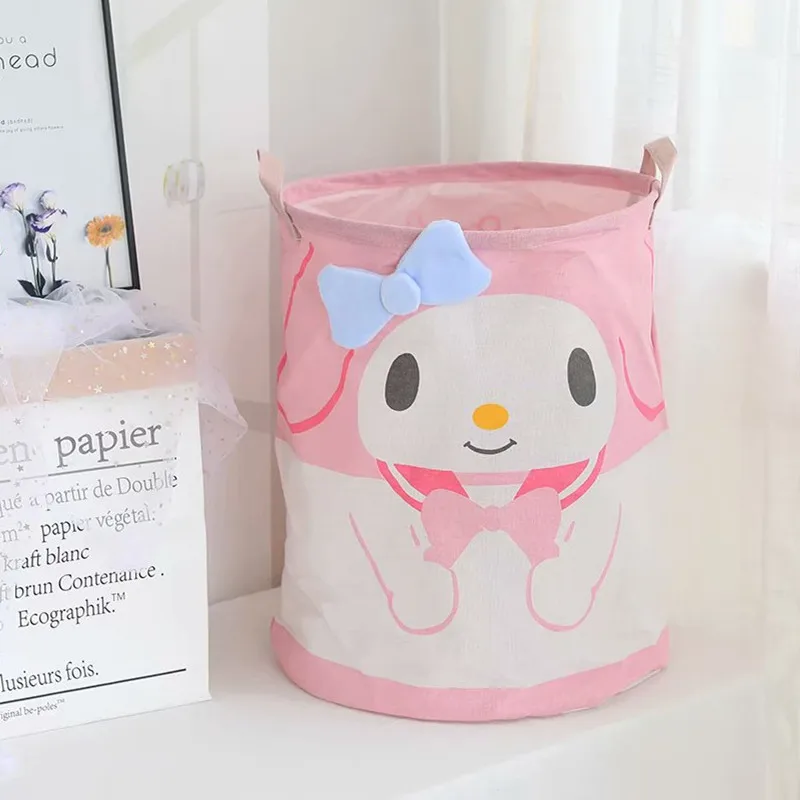 Мультфильм Мелодия Пингвин Cinnamoroll тканевая корзина складная сумка для хранения игрушки подарок#3314
