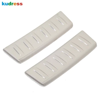 

For Jaguar F-Pace 2016-2018 Stainless Steel Rear inner Bumper Protector Sill Trunk Lid Tread Plate Threshold Pad Pedal 2pcs