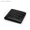 Hiram Beron Custom Name Man Gift Billfold Wallet Luxury Crocodile Pattern Designer Gift for Father Boyfriend Dropship 5