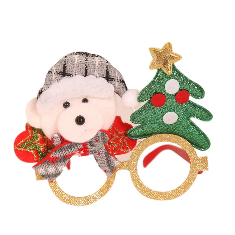Санта Клаус снеговик лося рождественские очки Счастливого Рождества украшения для дома рождественские подарки спрос среди детей Navidad год