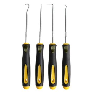 

4 PCS Scraper Hook Tool Set Oil Seal Puller Rubber O-Ring Hook Seal Screwdriver Hand DIY Tools Remover Tools