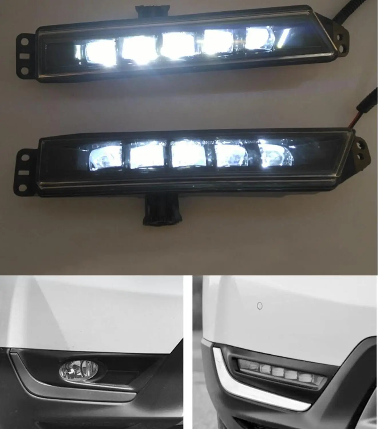 2x для Honda CR-V CRV 2017 2018 Автомобильные светодиодные Белые указатели поворота дневные