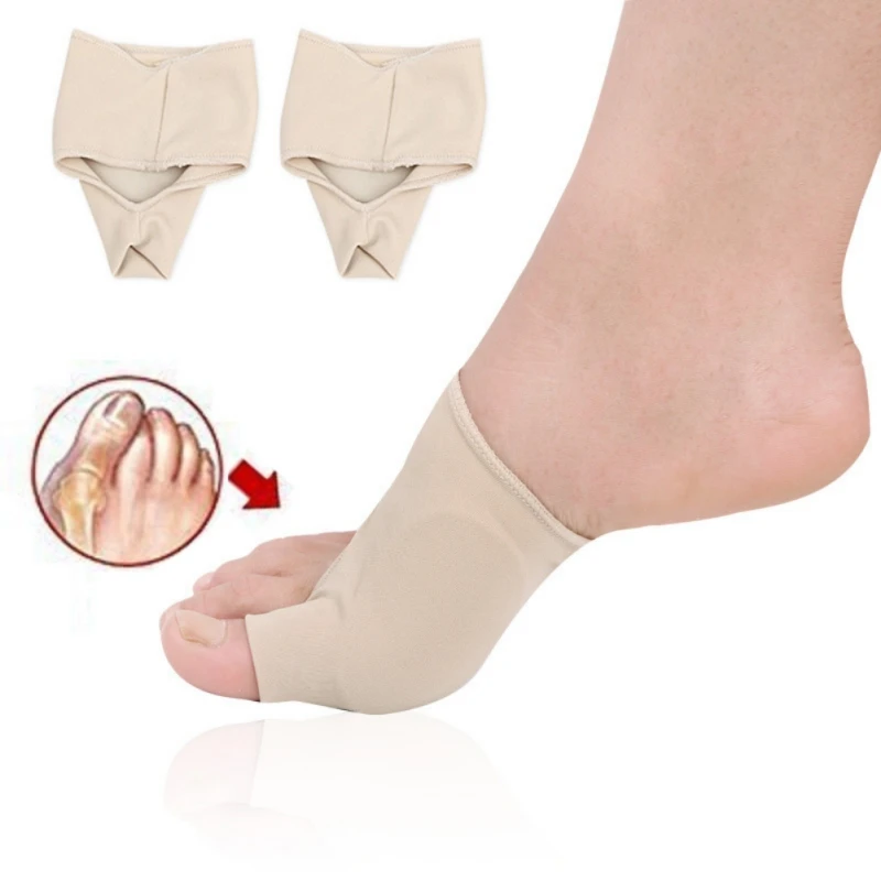 1 Pair Foot Toe Separator Protector Corrector Gel Adjuster Pain Relief Straighten Bent Toe Foot Care Tools