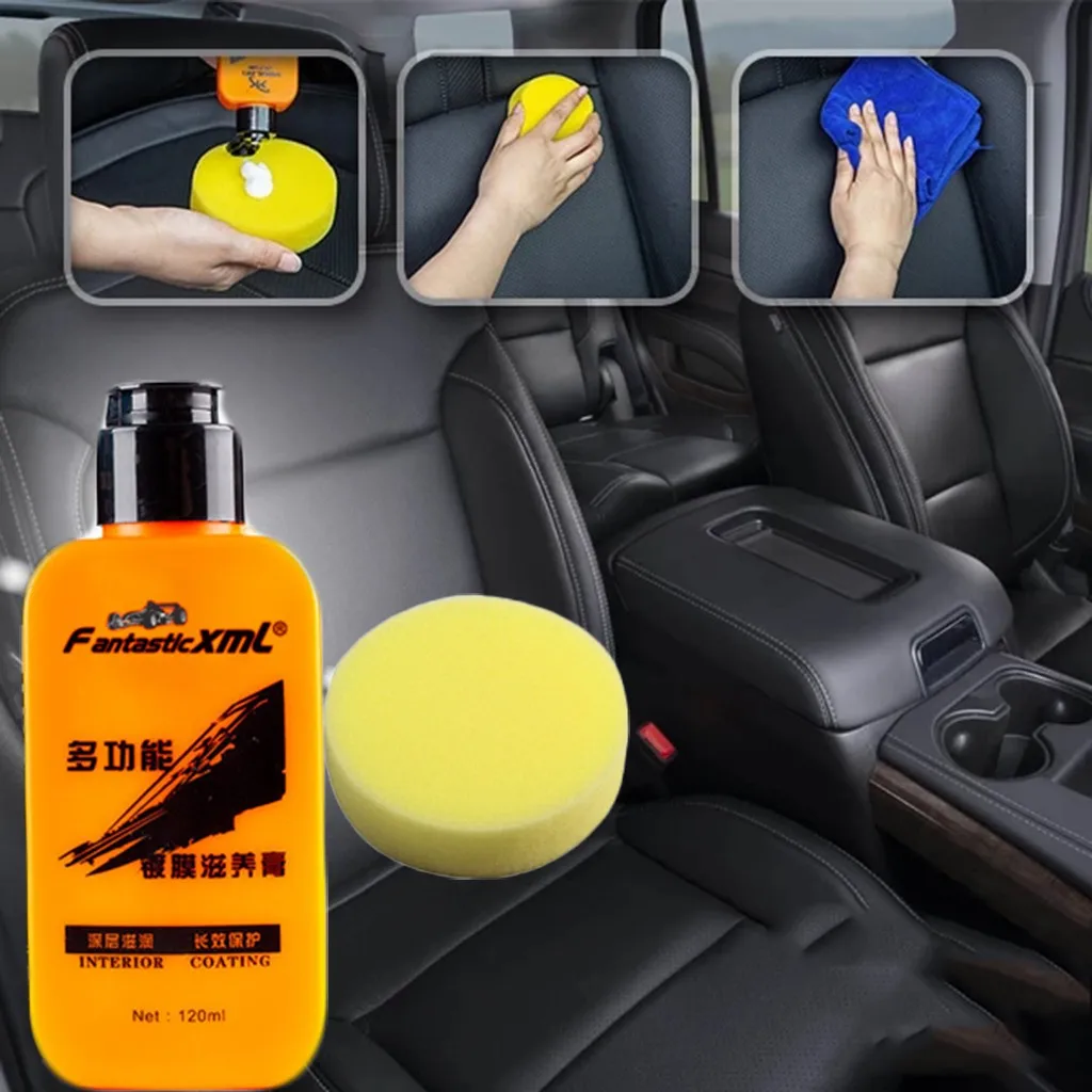 

Auto Leather Renovated Coating Paste Maintenance Agent Dedicated Rubber Maintenance Clean Detergent Refurbisher Maintenance