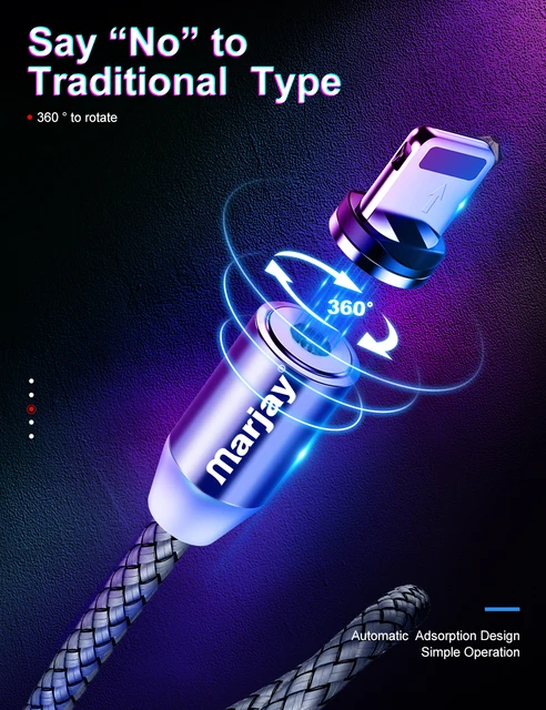 Marjay-magnetyczny kabel mikro USB do iPhone #8217 a Samsunga Android szybkie ładowanie ładowarka USB typ C telefon komórkowy przewód drut tanie i dobre opinie TYPE-C Micro Usb 2 4A CN (pochodzenie) USB A Magnetyczne Ze wskaźnikiem LED Magnetic Charger Cable Magnetic usb Charging Cable Marjay-magnetyczny kabel mikro USB do iPhone #8217 a Samsunga Android szybkie ładowanie ładowarka USB typ C telefon komórkowy przewód drut tanie i dobre opinie TYPE-C Micro Usb 2 4A CN (pochodzenie) USB A Magnetyczne Ze wskaźnikiem LED Magnetic Charger Cable Magnetic usb Charging Cable