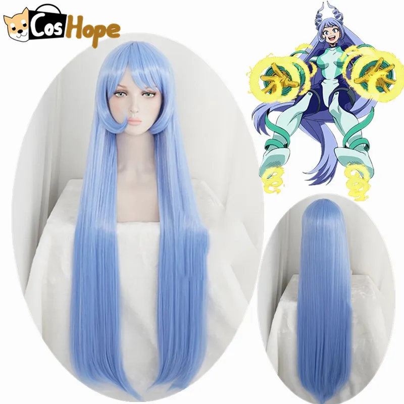 Nejire Hado Cosplay Wig My Hero Academia Women Light Purple Wigs Anime Heat Resistant Synthetic |