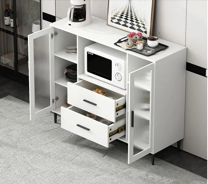 Dining cabinet Changhong glass living room wall modern simple small family microwave oven tea cabinet kitchen