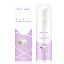 60 мл чистка зубов мусс удаляет от зубных пятен освежает дыхание зубы отбеливающая пена зубная паста