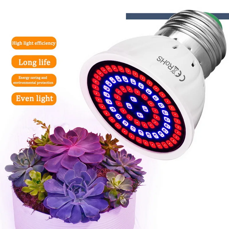 Новинка GU10 LED 220В Лампа для растений E14 лампа выращивания E27 помощь MR16 Фито Led 3 Вт