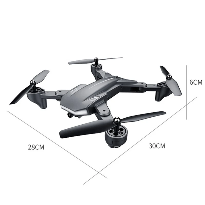 Радиоуправляемый Дрон вертолет с камерой WiFi FPV Дрон двойная камера 4K HD RC Квадрокоптер оптическое позиционирование потока складной Квадрокоптер