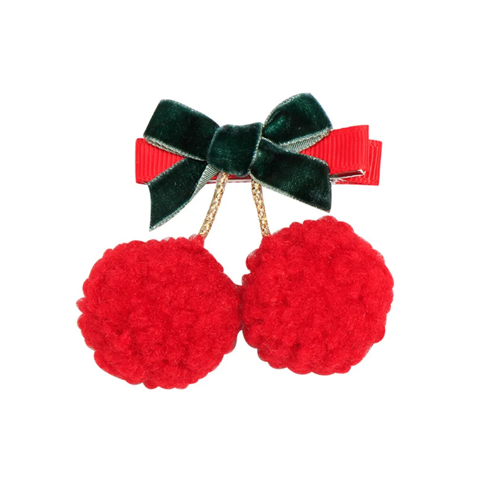 cherry 10 шт. Золотая заколка для волос в китайском стиле, новогодняя заколка для волос для девочек с бантом, Детские аксессуары для волос, заколки, украшения для волос - Цвет: cherry