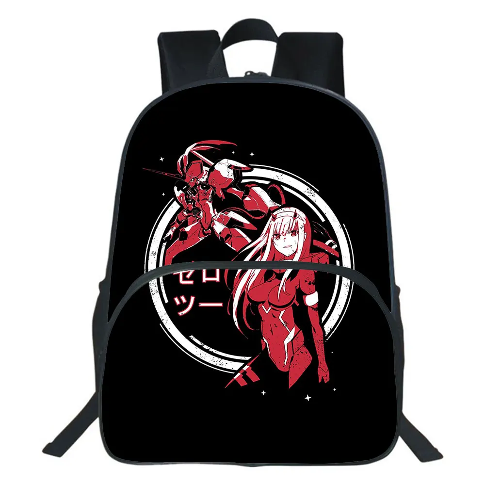 2021 Darling In The FranXX Anime Backpack Kids Teens School Bags Bookbag Cartoon Travel Casual Mochilas. Support custom