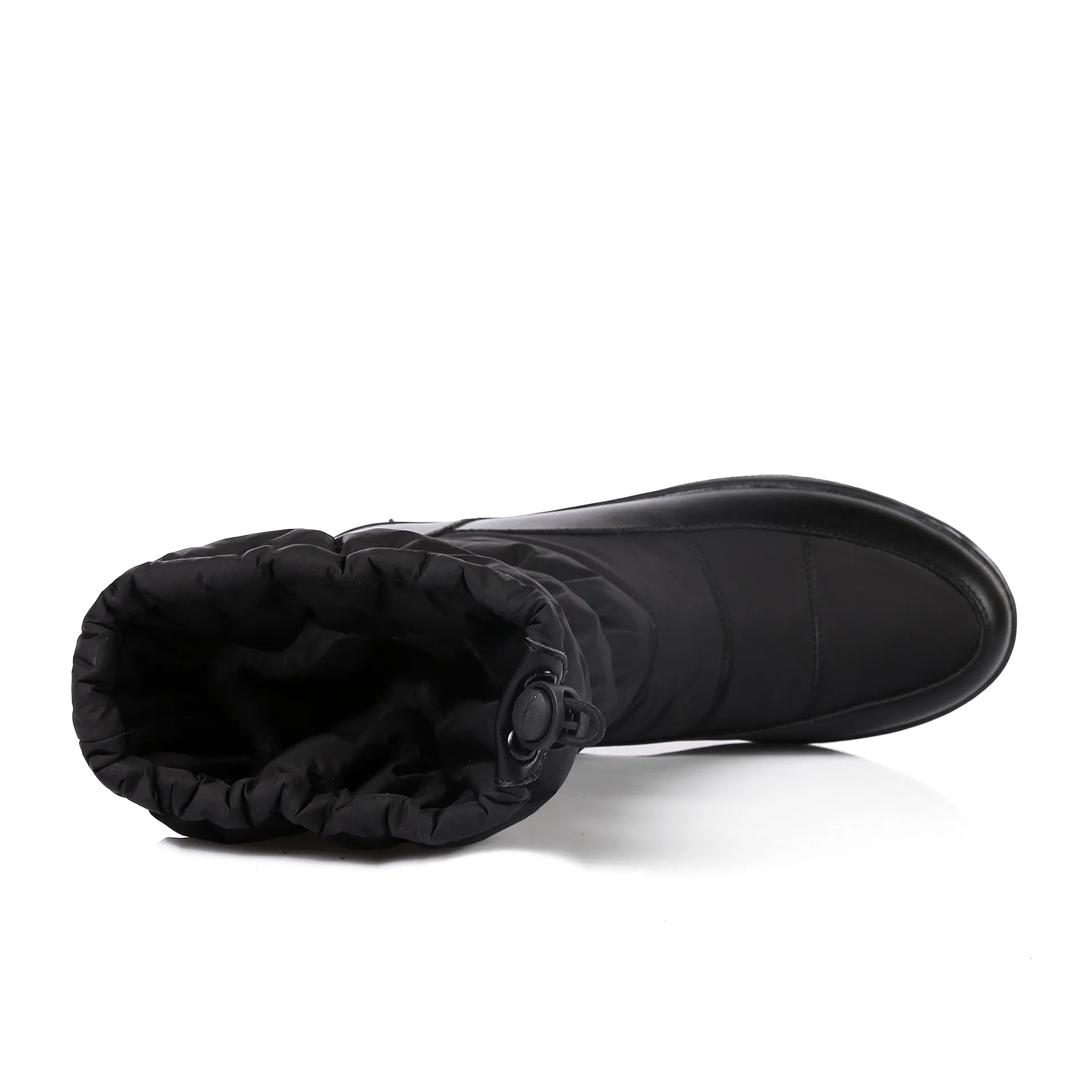 Зимние кожаные теплые ботинки; модная повседневная хлопковая обувь на плоской подошве; черные ботинки; ботинки на платформе; зимние ботинки; женские HX-45
