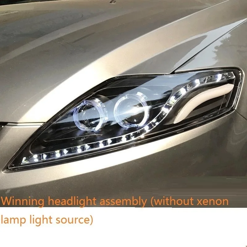 Luces боковой указатель поворота Drl фары в сборе запчасти Neblineros Led Para авто автомобили Освещение Фары для Ford Mondeo