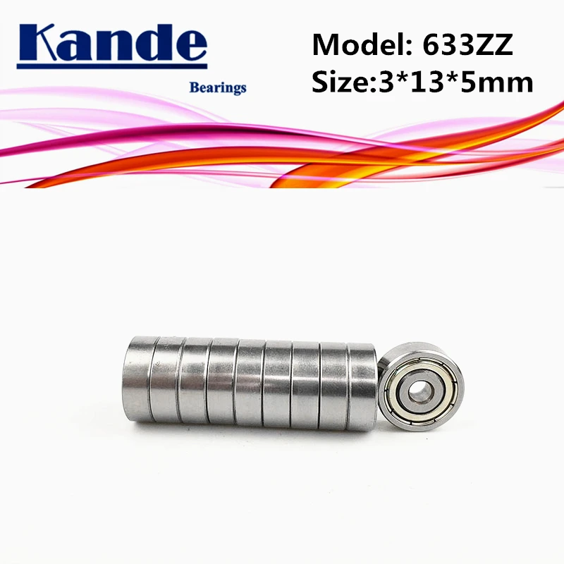 633ZZ ABEC-1 ABEC-3 ABEC-5 633 ZZ Миниатюрный радиальный 633 шарикоподшипник 3x13x5 мм 633-2Z