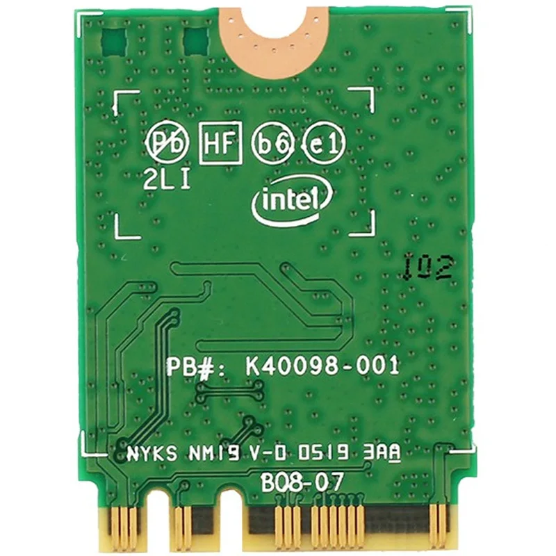 Comfast двухдиапазонный 2400 Мбит/с 802.11ax Intel Wifi 6 AX200NGW M.2 беспроводной Wlan Wi-Fi карта адаптер для Intel AX200 BT5.0 CF-AX200