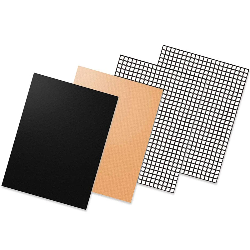 Promotion--Non Stick Grill Mesh Mat Pack Of 4 Fda-Approved Mats Reusable Easy Clean Works on Electric Gas Charcoal |