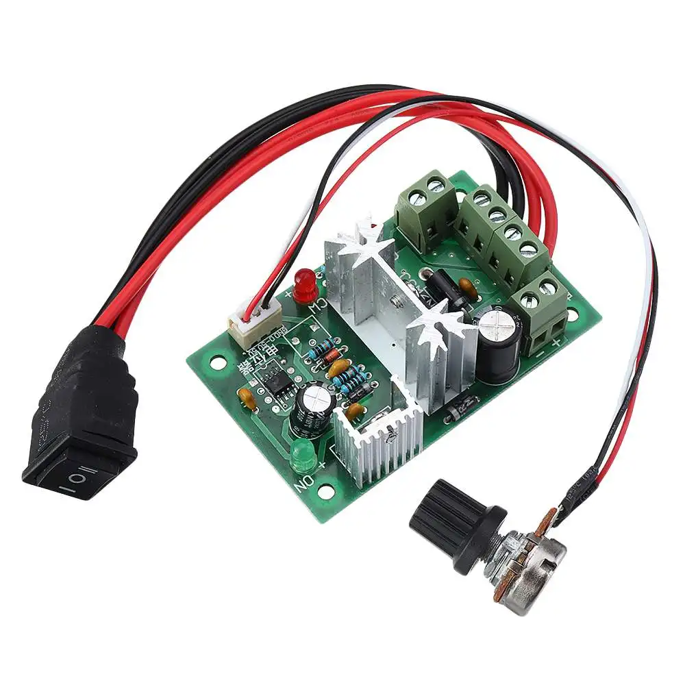 LEORY PWM регулятор двигателя пост. Тока 6V12V24V30V DC вперед и назад контроллер переключения