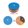 51pcs Circular Fractions Counting Preschool Montessori Education Math Toys Kids Early Education Math Operation Educational Toys 6