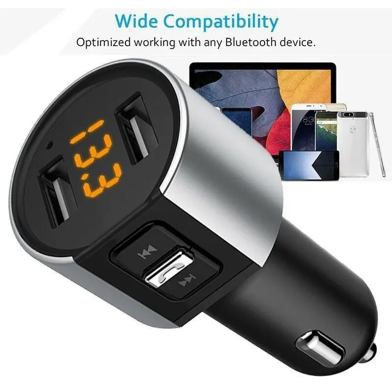 USB автомобильная розетка Bluetooth Зажигалка fm-передатчик MP3 радио адаптер