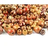 100PC Mix Wooden Bead Tribal Patterned Wood Beads Macrame For DIY Jewelry Making ► Photo 3/3