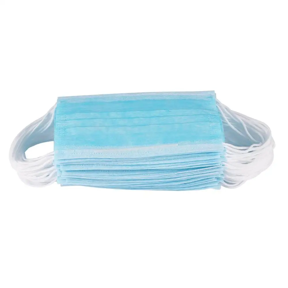 

50pcs Anti-dust Safe and Breathable Face Mask Respirator Nail Medical Dental Disposable Ear loop Face Surgical