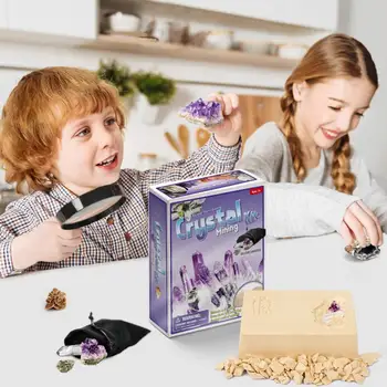 

Innovative DIY Mining Crystal Pirate Treasure Gems Archaeology Children's Puzzle Exploration Excavation Toy For Kids Learning