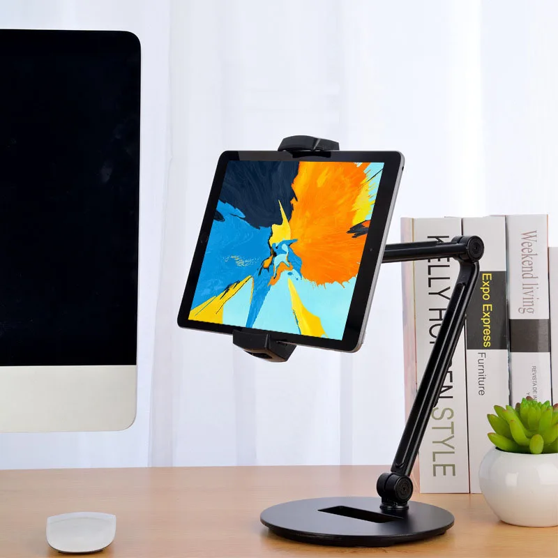 Подставка для планшета, держатель для iPad Pro 11 12,9 10,5 Mini 4/5 Air 2, держатель для телефона и планшета, крепление на кровать, стол, алюминиевая длинная Подставка для рук