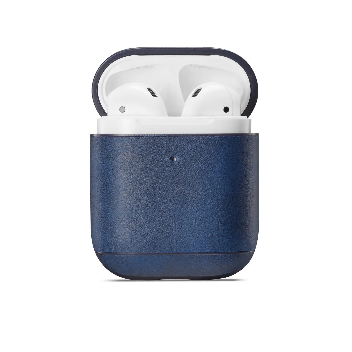 Кожаный чехол KJOEW для Apple AirPods с застежкой-крючком, чехол s для Airpods 1, 2, аксессуары для наушников Bluetooth, тонкий корпус - Цвет: BE