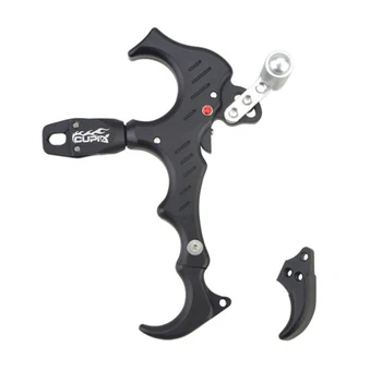 

CUPID 3/4 Fingers Compound Archery Bow Release Aids Thumb Caliper Alloy Lightweight Practical support