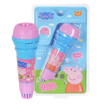 

Peppa Pig Peggy Kids Microphone Music Enlightenment Early Learning Toys Small Column Cartoon Toys Christmas Gifts