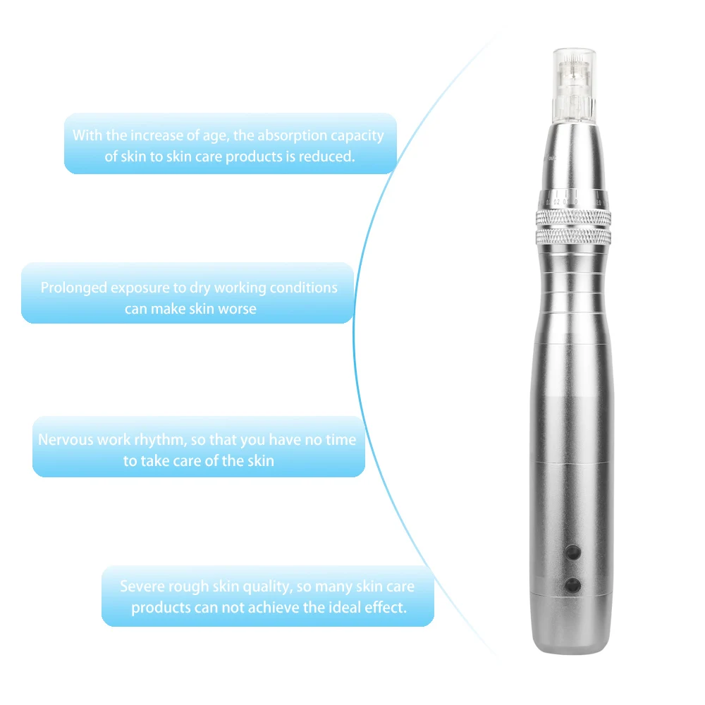  New 7 Light LED Photon Electric DR Pen With Micro Needle Face Wrinkles Marks Acne Scar Removal dr p - 4000114129728