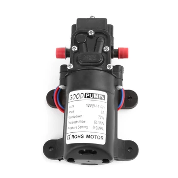 

Mini Electric Water Pump DC 12V 72W High Pressure Micro Diaphragm Water Pump Automatic Switch Reflux Smart Type U4LB