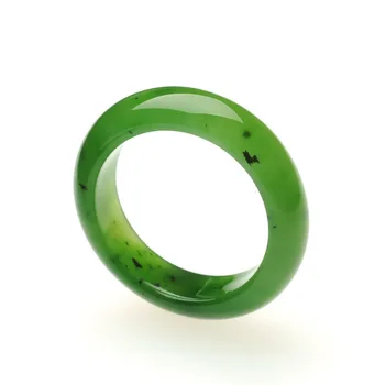 

NATURAL JASPER GREEN JADE RINGS REAL STONE JADE RING ADD CERTIFICATE JADE JEWELRY FOR MEN OR WOMEN NICKLES WOMEN WAVE RING