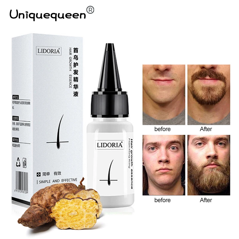 LIDORIA Beard Growth Serum Hair Growth Agent Thickener Hair Beard Care