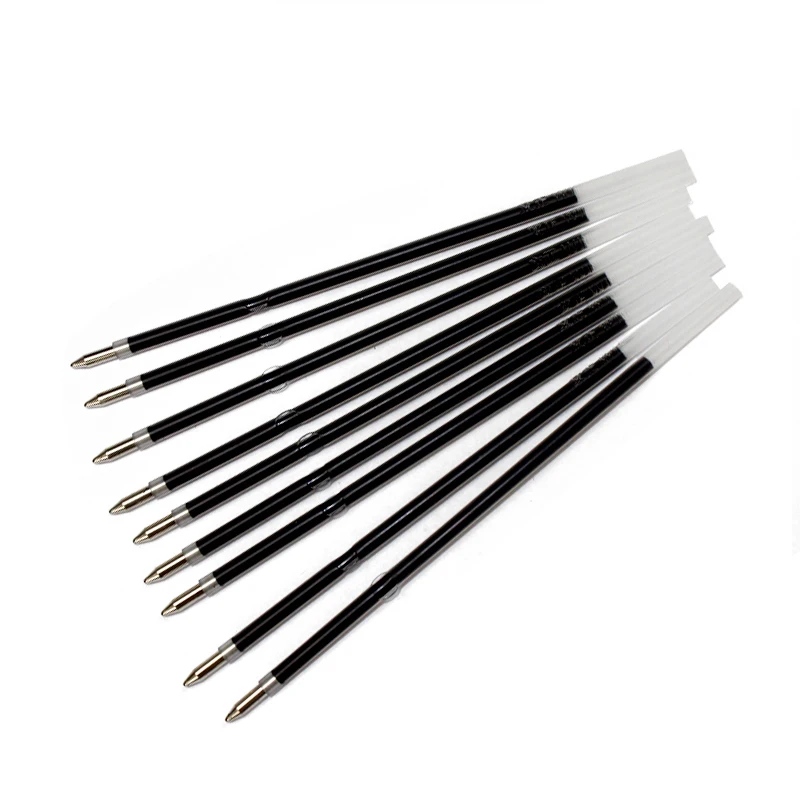 0.7mm Ballpoint Pen Refill Black Red Blue 3 Colors 100 Pcs