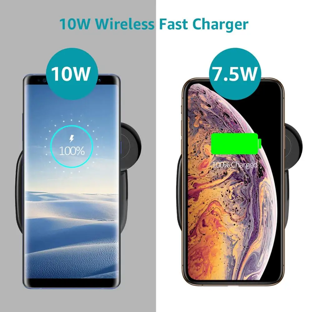 10 Вт 2 в 1 Беспроводное зарядное устройство для iPhone X XS Max Xr 8 Беспроводное зарядное устройство Подставка Qi быстрая зарядная станция для Apple Watch 4 3 2 1