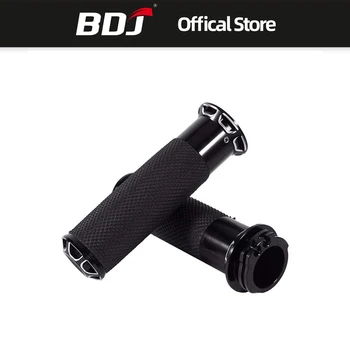 

BDJ For Harley 25mm Metal Motorcycle Motorbike Knurled 1" Beveled Fusion Hand Handlebar Grips