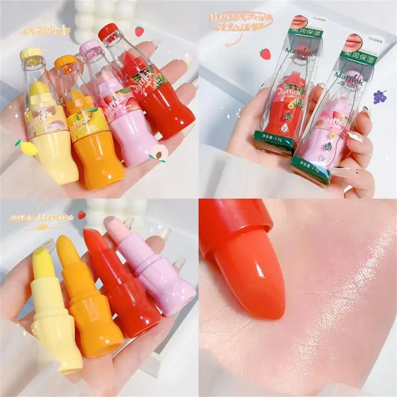 MAFFICK Soda Bottle lip balm moisturizing lipstick base Lip gloss Cute