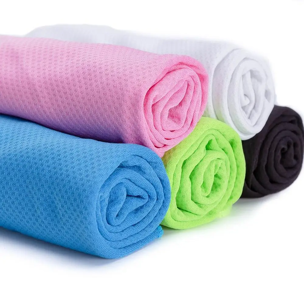 Monochrome Cold Sense Towel Summer Cooling Artifact Ice Towel Cooling Quick Dry Ice Towel Sports Towel